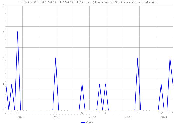 FERNANDO JUAN SANCHEZ SANCHEZ (Spain) Page visits 2024 