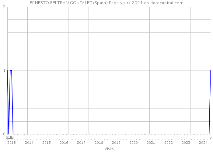ERNESTO BELTRAN GONZALEZ (Spain) Page visits 2024 