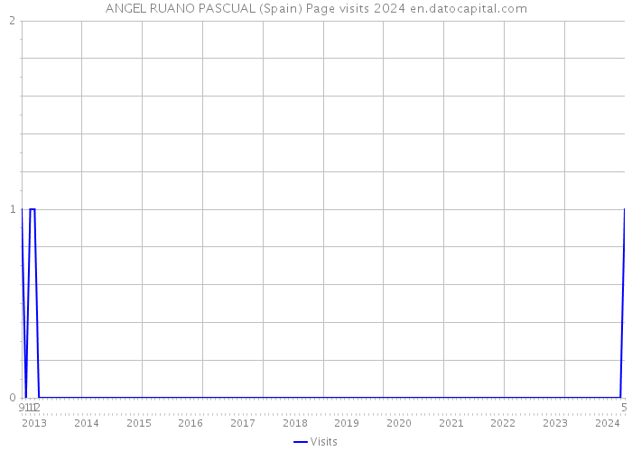 ANGEL RUANO PASCUAL (Spain) Page visits 2024 