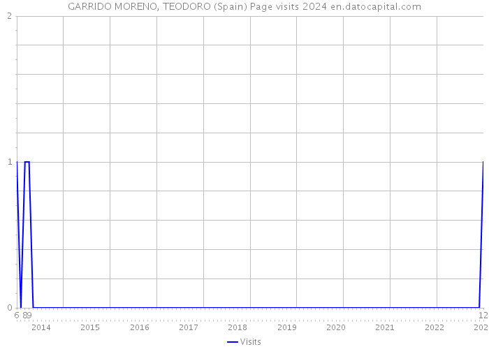 GARRIDO MORENO, TEODORO (Spain) Page visits 2024 