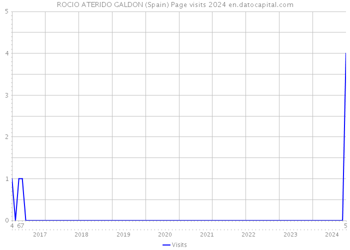 ROCIO ATERIDO GALDON (Spain) Page visits 2024 