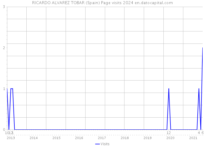 RICARDO ALVAREZ TOBAR (Spain) Page visits 2024 