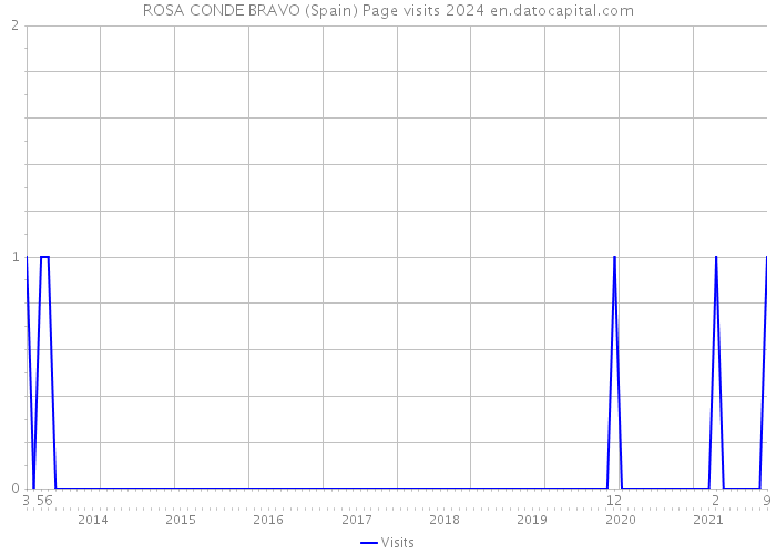 ROSA CONDE BRAVO (Spain) Page visits 2024 