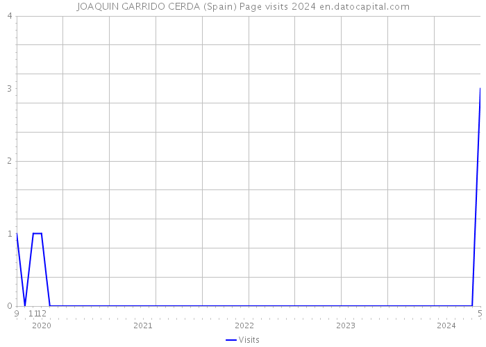 JOAQUIN GARRIDO CERDA (Spain) Page visits 2024 