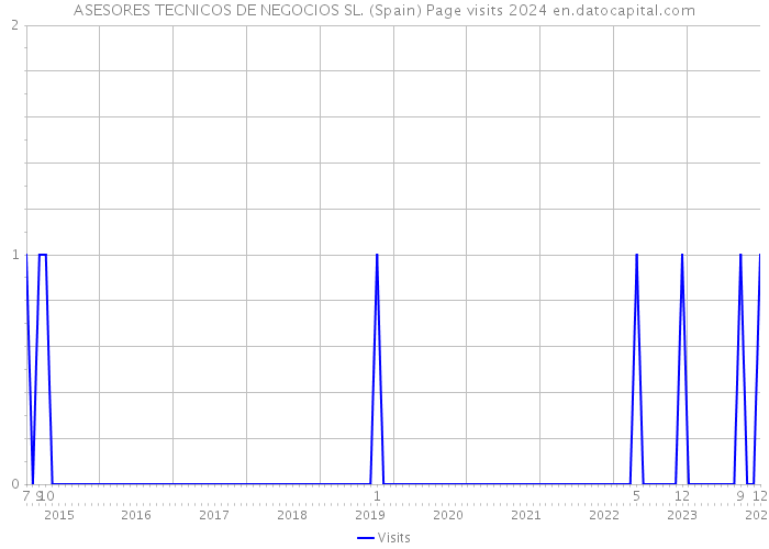 ASESORES TECNICOS DE NEGOCIOS SL. (Spain) Page visits 2024 