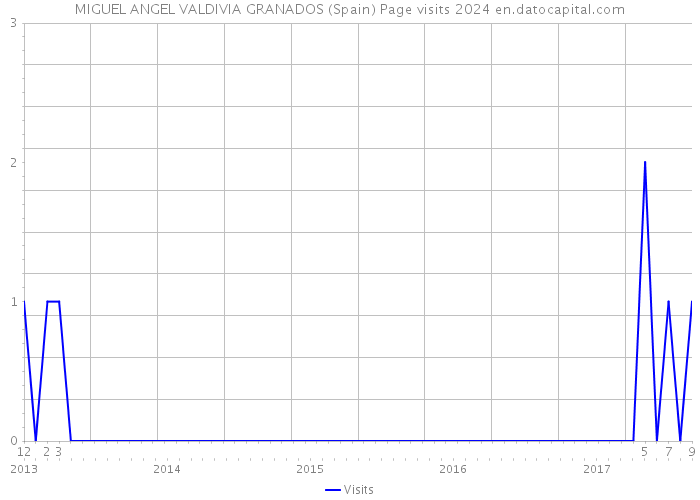 MIGUEL ANGEL VALDIVIA GRANADOS (Spain) Page visits 2024 