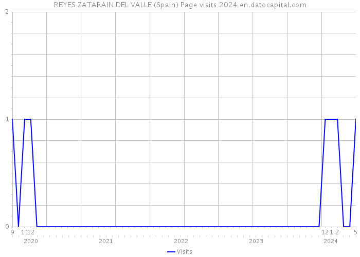 REYES ZATARAIN DEL VALLE (Spain) Page visits 2024 