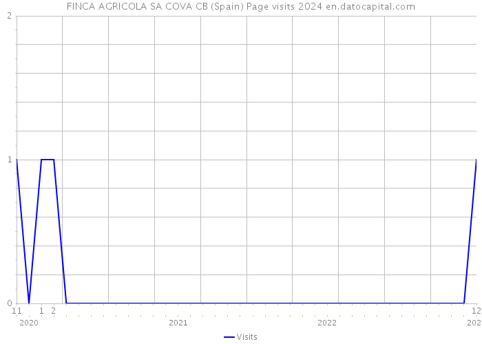 FINCA AGRICOLA SA COVA CB (Spain) Page visits 2024 