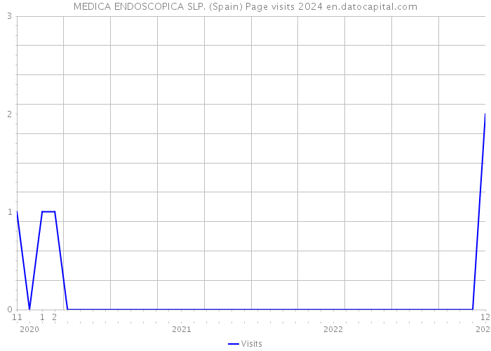 MEDICA ENDOSCOPICA SLP. (Spain) Page visits 2024 