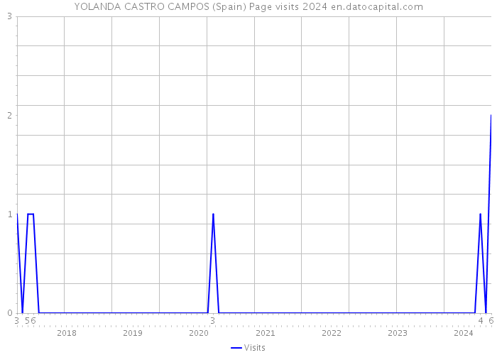 YOLANDA CASTRO CAMPOS (Spain) Page visits 2024 
