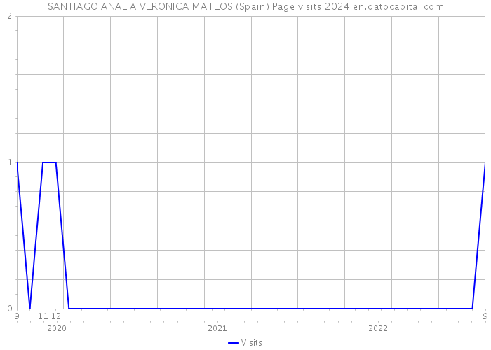 SANTIAGO ANALIA VERONICA MATEOS (Spain) Page visits 2024 