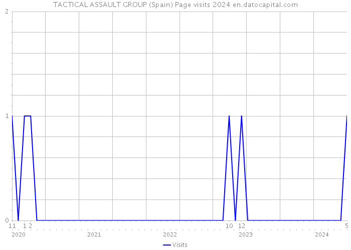 TACTICAL ASSAULT GROUP (Spain) Page visits 2024 