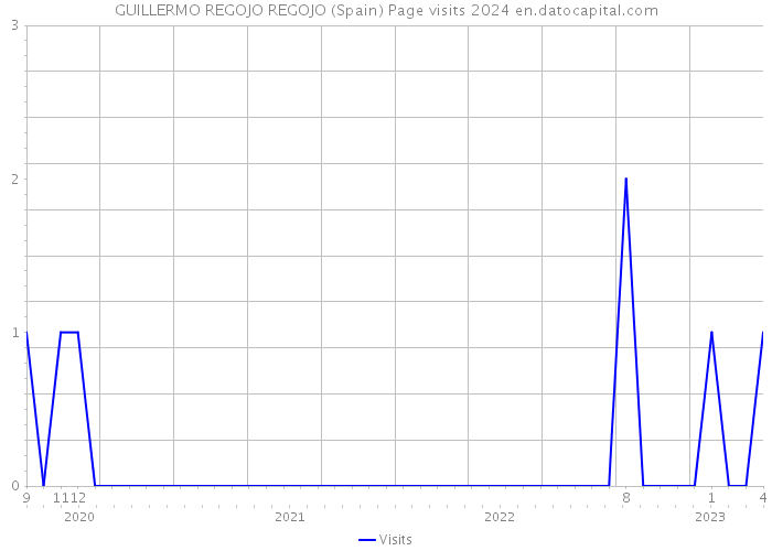 GUILLERMO REGOJO REGOJO (Spain) Page visits 2024 