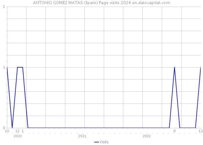 ANTONIO GOMEZ MATAS (Spain) Page visits 2024 