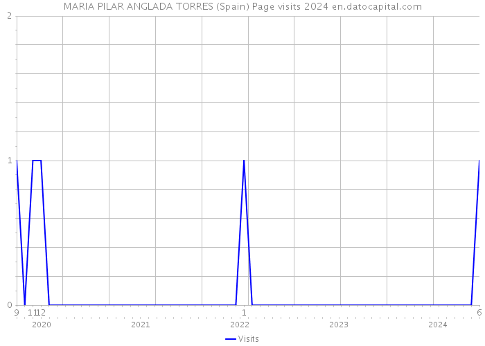 MARIA PILAR ANGLADA TORRES (Spain) Page visits 2024 