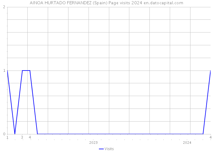 AINOA HURTADO FERNANDEZ (Spain) Page visits 2024 