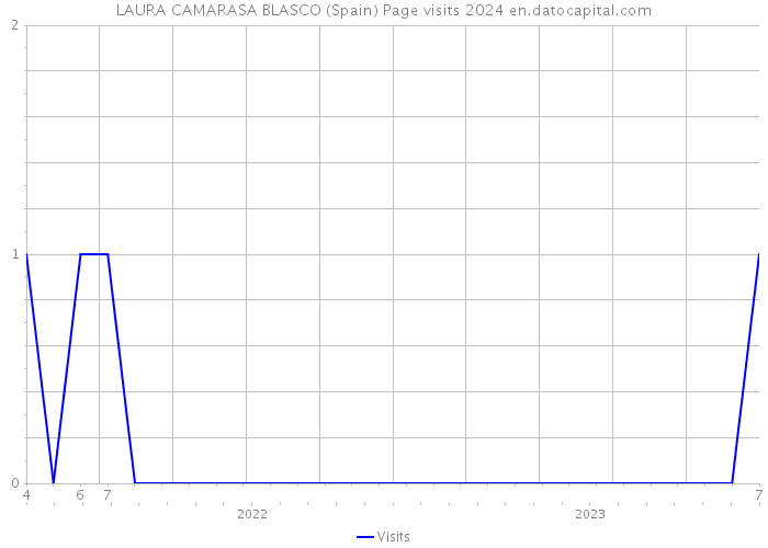 LAURA CAMARASA BLASCO (Spain) Page visits 2024 