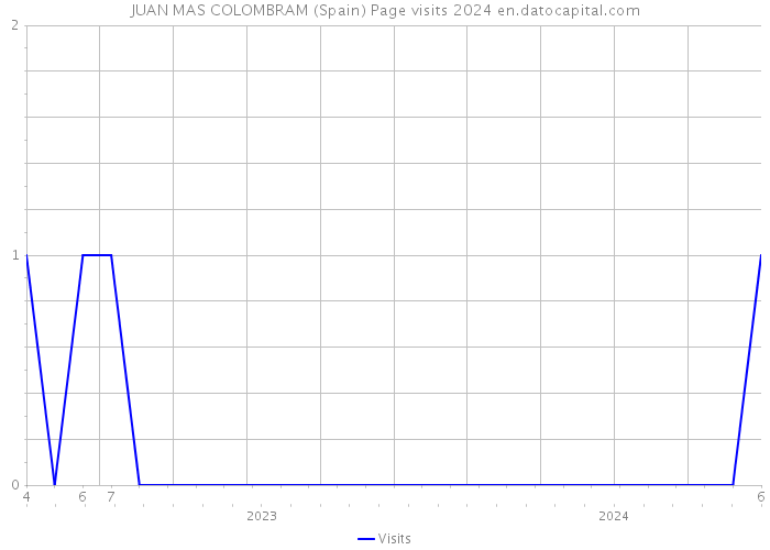 JUAN MAS COLOMBRAM (Spain) Page visits 2024 