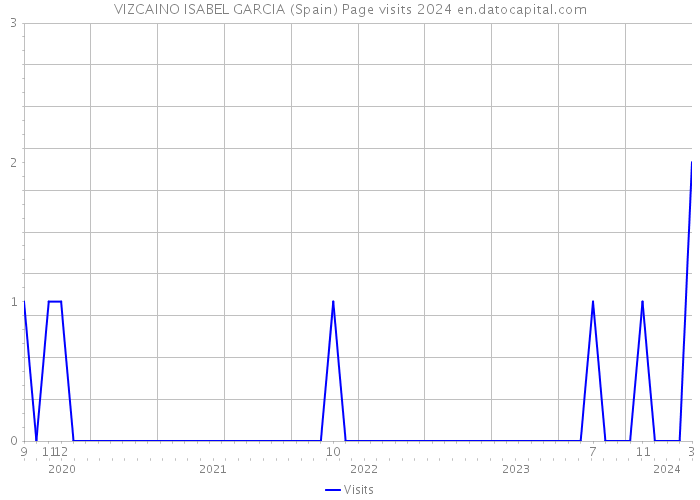 VIZCAINO ISABEL GARCIA (Spain) Page visits 2024 