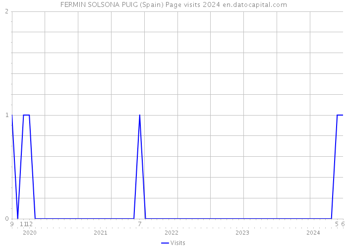FERMIN SOLSONA PUIG (Spain) Page visits 2024 