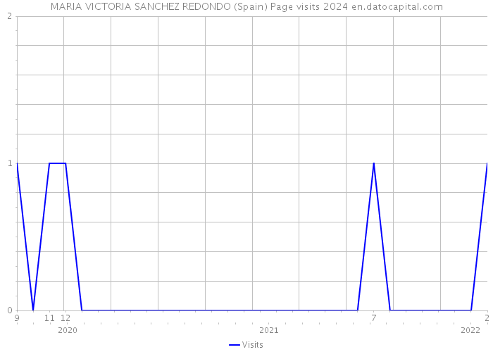 MARIA VICTORIA SANCHEZ REDONDO (Spain) Page visits 2024 