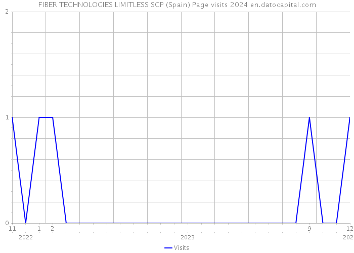 FIBER TECHNOLOGIES LIMITLESS SCP (Spain) Page visits 2024 