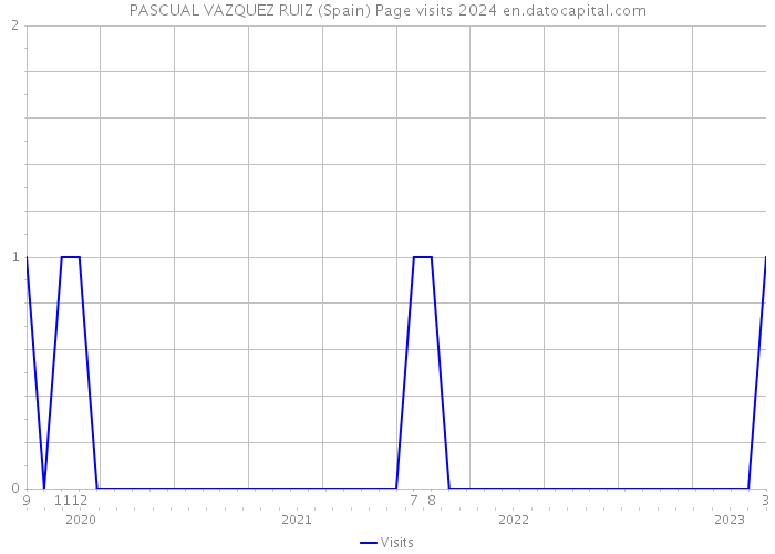 PASCUAL VAZQUEZ RUIZ (Spain) Page visits 2024 