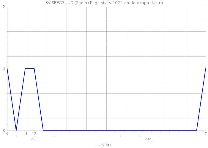 BV SEEGRUND (Spain) Page visits 2024 