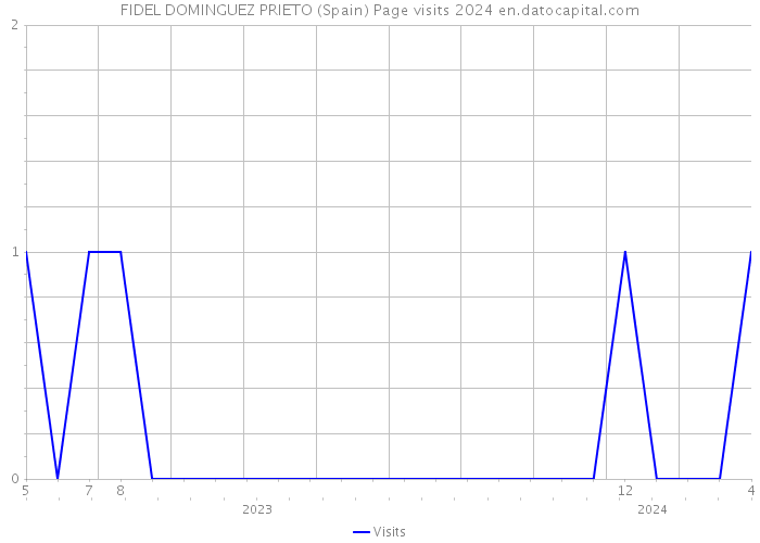 FIDEL DOMINGUEZ PRIETO (Spain) Page visits 2024 