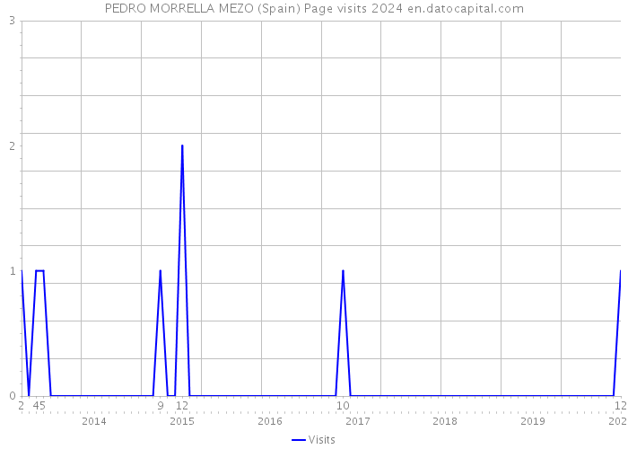 PEDRO MORRELLA MEZO (Spain) Page visits 2024 