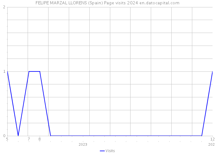 FELIPE MARZAL LLORENS (Spain) Page visits 2024 