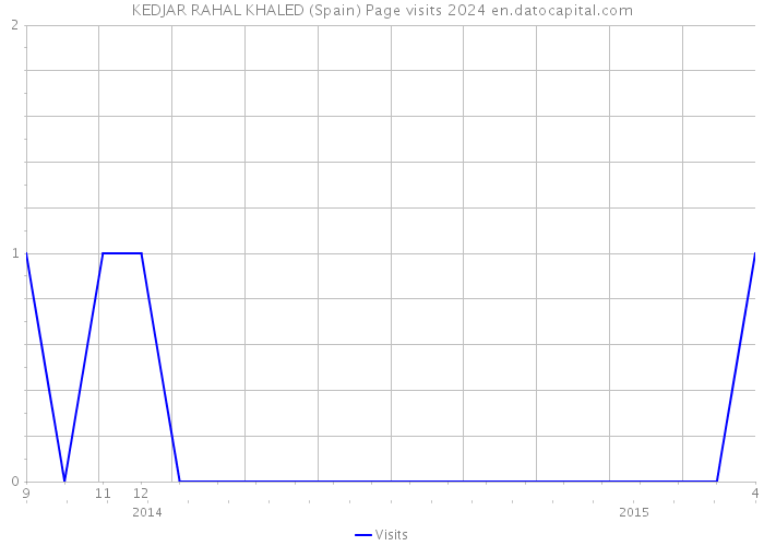 KEDJAR RAHAL KHALED (Spain) Page visits 2024 
