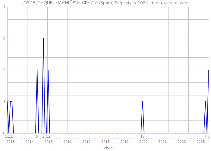 JORGE JOAQUIN MACHIÑENA GRACIA (Spain) Page visits 2024 