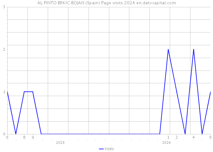 AL PINTO BRKIC BOJAN (Spain) Page visits 2024 