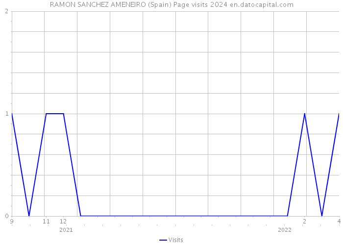 RAMON SANCHEZ AMENEIRO (Spain) Page visits 2024 