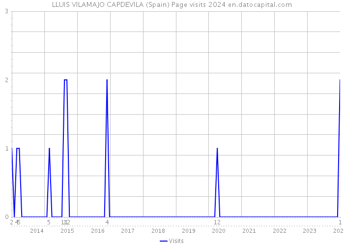 LLUIS VILAMAJO CAPDEVILA (Spain) Page visits 2024 