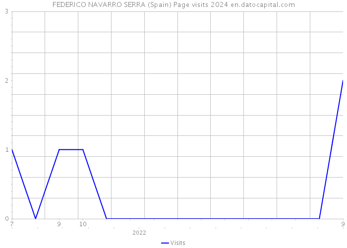 FEDERICO NAVARRO SERRA (Spain) Page visits 2024 