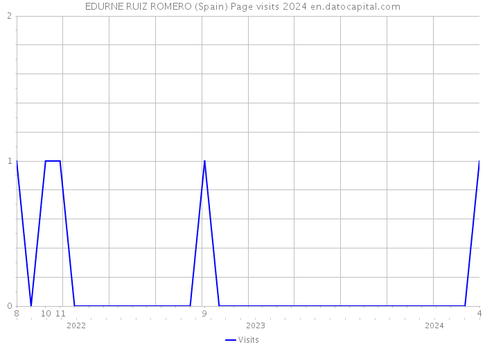 EDURNE RUIZ ROMERO (Spain) Page visits 2024 