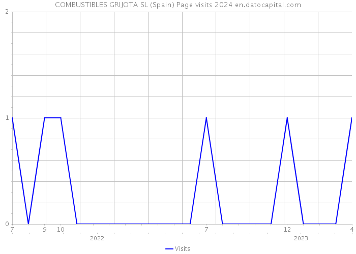 COMBUSTIBLES GRIJOTA SL (Spain) Page visits 2024 
