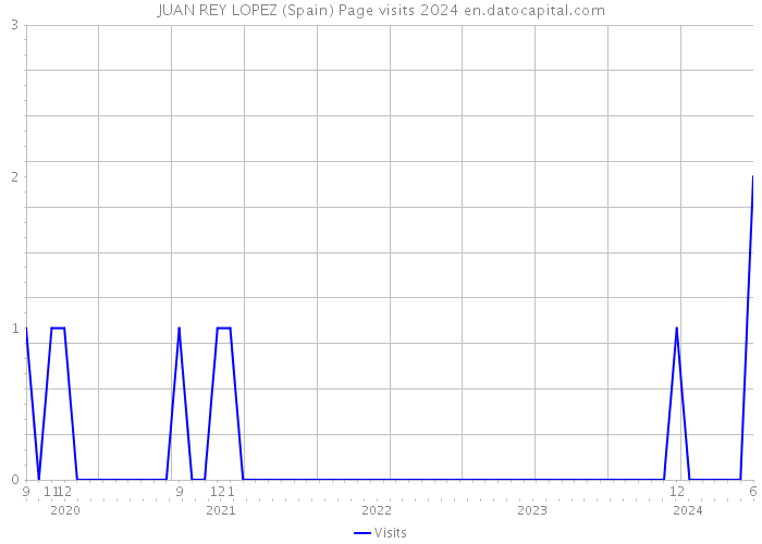 JUAN REY LOPEZ (Spain) Page visits 2024 
