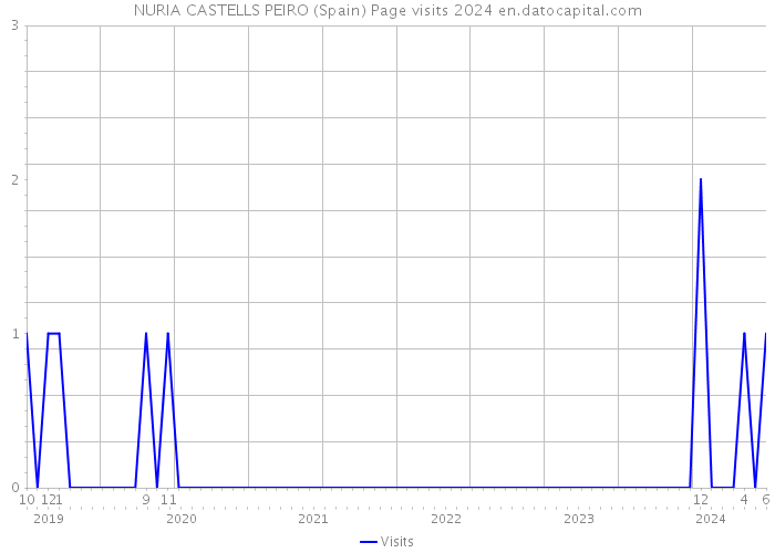 NURIA CASTELLS PEIRO (Spain) Page visits 2024 