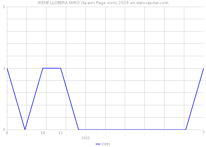 IRENE LLOBERA MIRO (Spain) Page visits 2024 