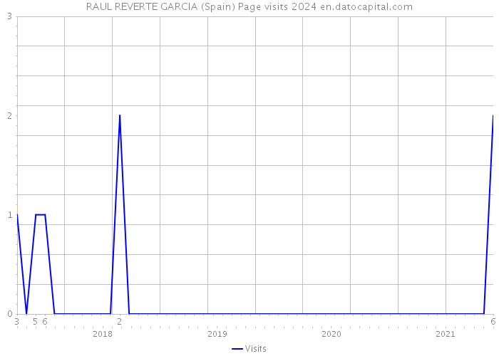RAUL REVERTE GARCIA (Spain) Page visits 2024 