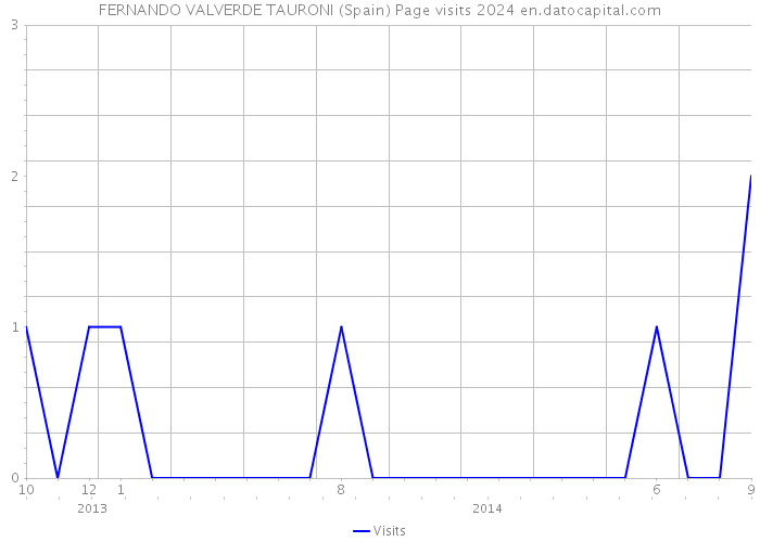 FERNANDO VALVERDE TAURONI (Spain) Page visits 2024 