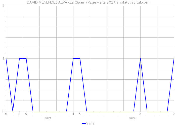 DAVID MENENDEZ ALVAREZ (Spain) Page visits 2024 