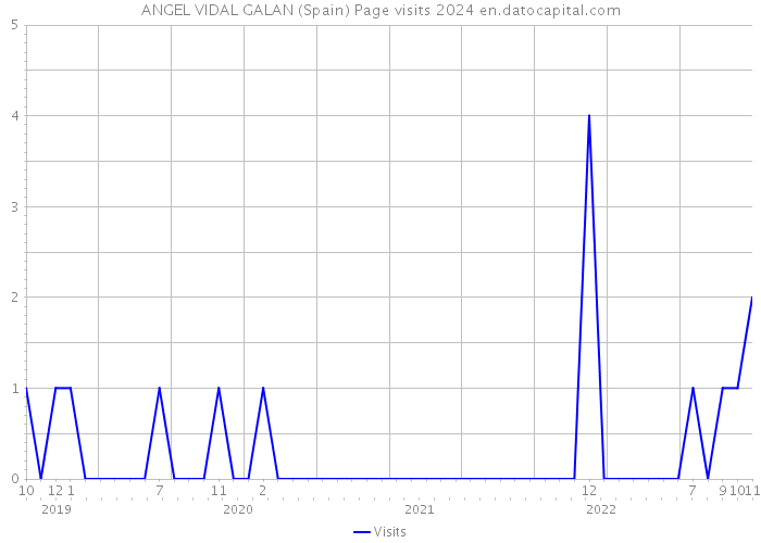 ANGEL VIDAL GALAN (Spain) Page visits 2024 