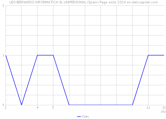  LEO BERNARDO INFORMATICA SL UNIPERSONAL (Spain) Page visits 2024 