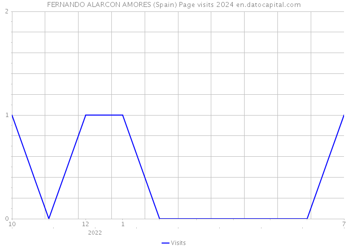 FERNANDO ALARCON AMORES (Spain) Page visits 2024 