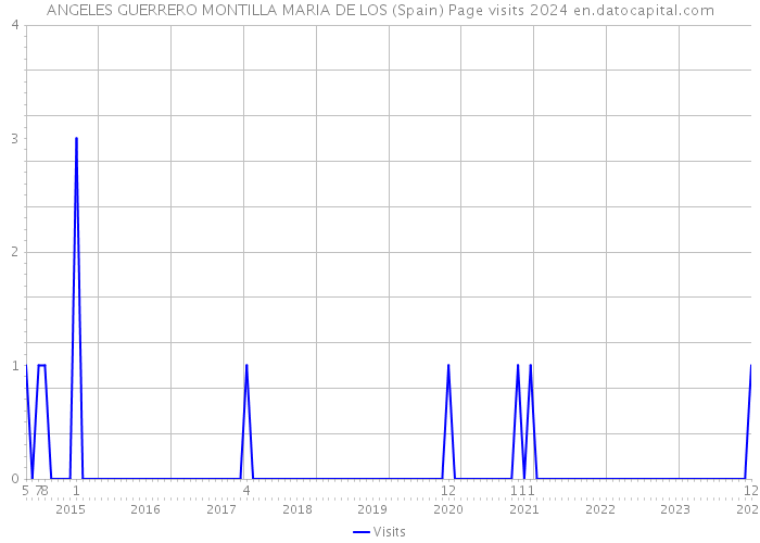 ANGELES GUERRERO MONTILLA MARIA DE LOS (Spain) Page visits 2024 