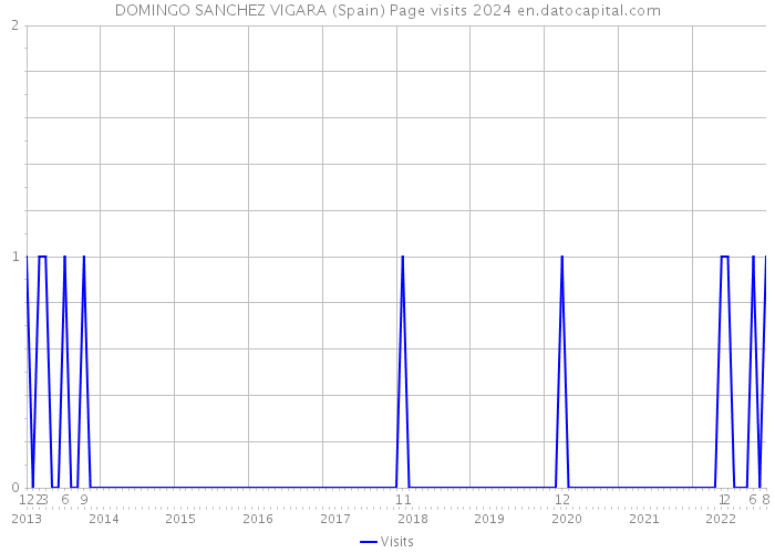 DOMINGO SANCHEZ VIGARA (Spain) Page visits 2024 